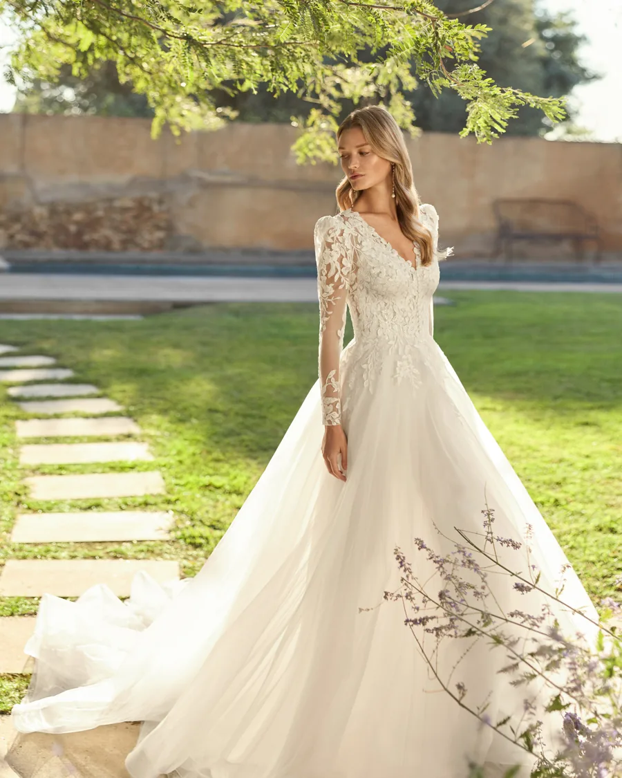 Robe de mariée Mikal, Alma Novia, silhouette princesse