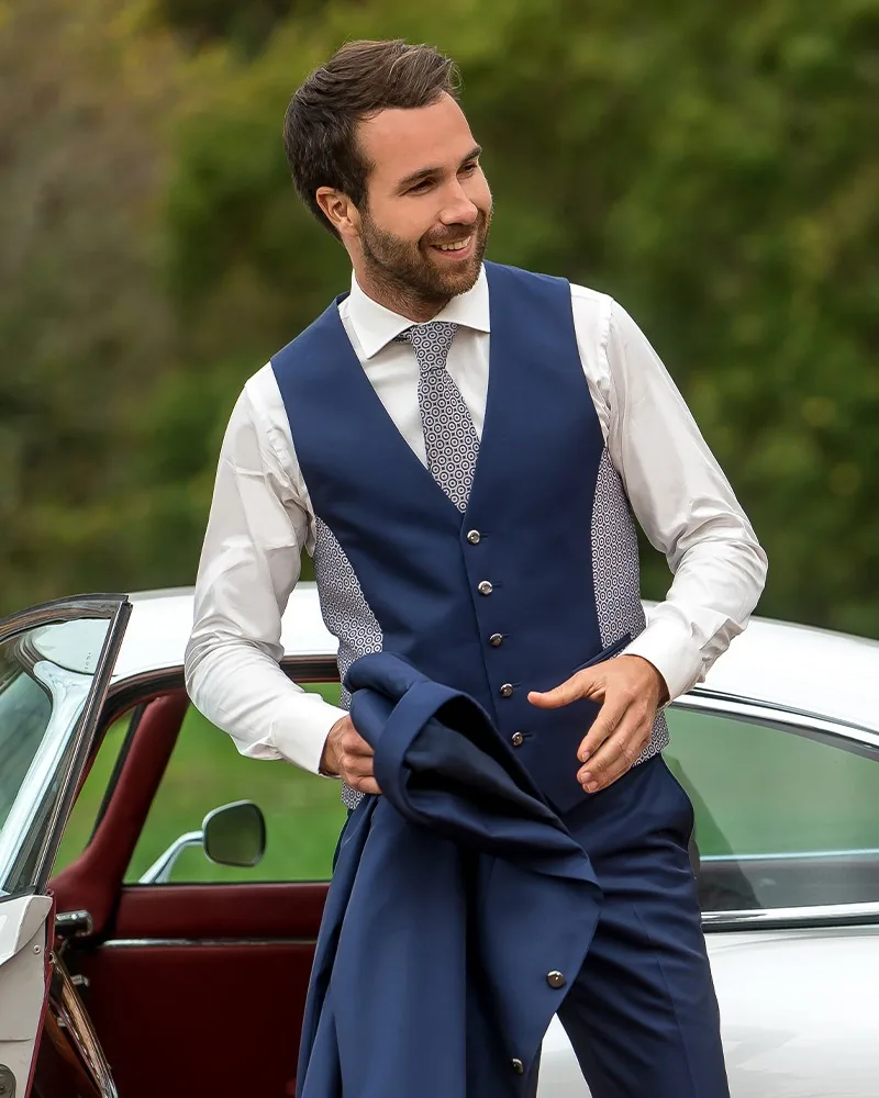 Costume de marié Camilliano Santiago, navy