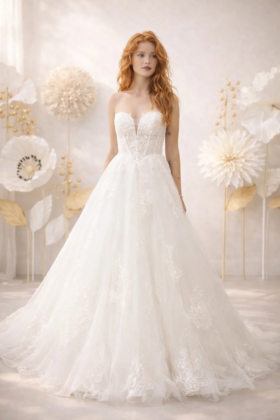 Robe de mariée Alchemille, Collection Signature, silhouette princesse