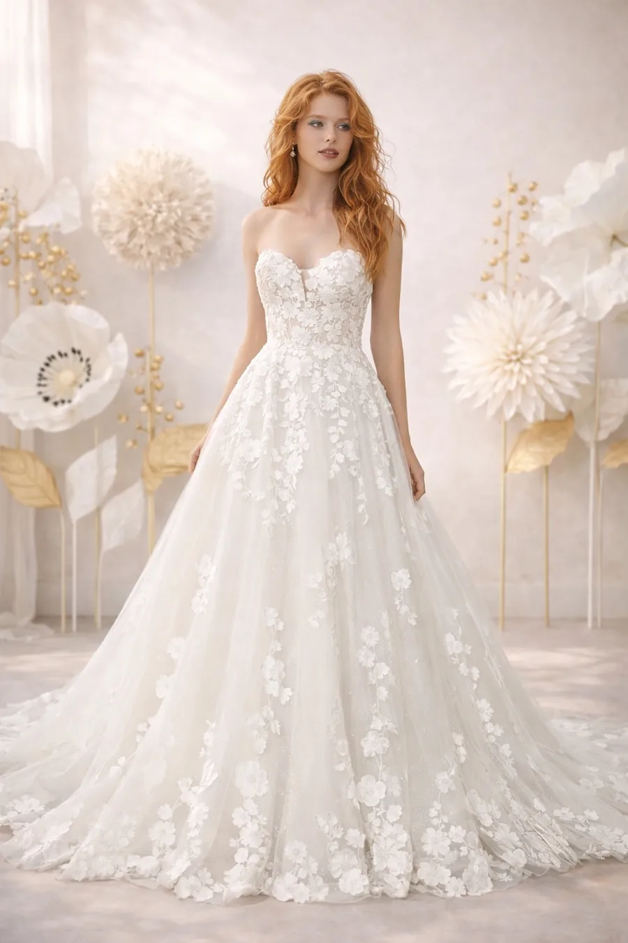 Robe de mariée Anemone, Collection Signature, silhouette princesse