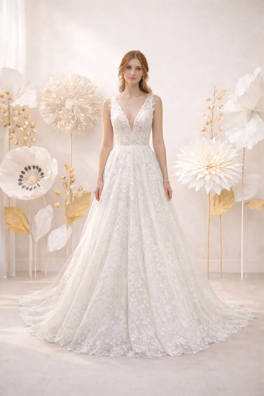 Robe de mariée Aucuba, Collection Signature, silhouette princesse