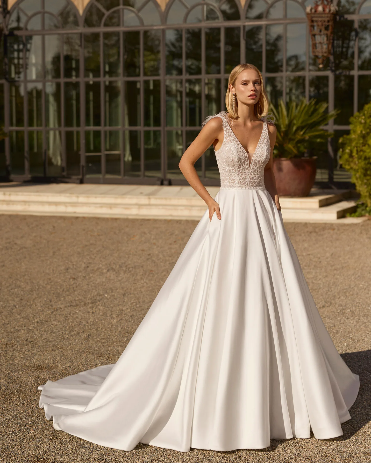 Robe de mariée Floyd, Luna Novias, silhouette princesse