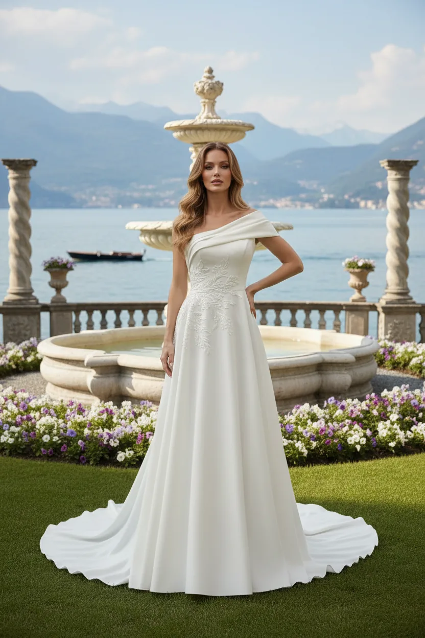 Robe de mariée Jovita, Collection Signature, silhouette fluide