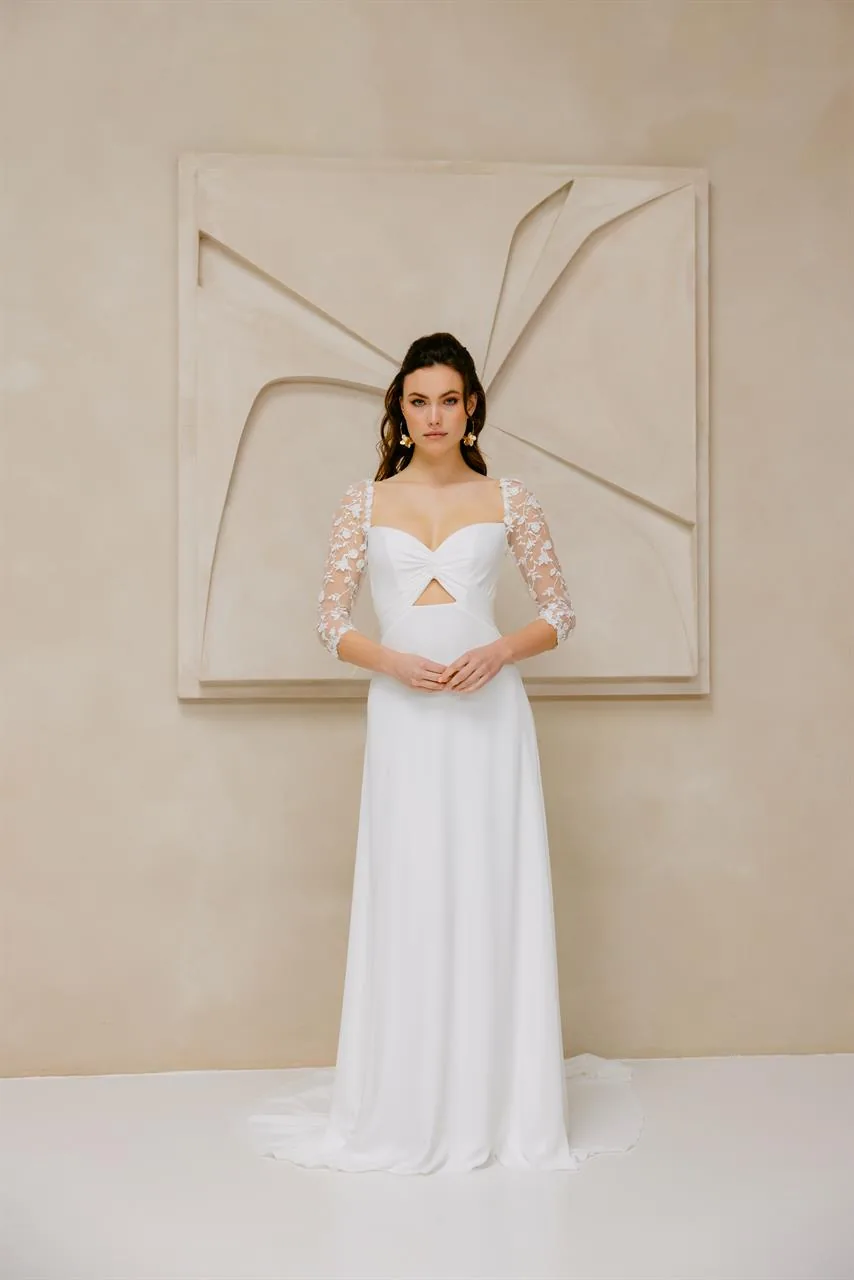Robe de mariée Dolores, Marylise, silhouette droite