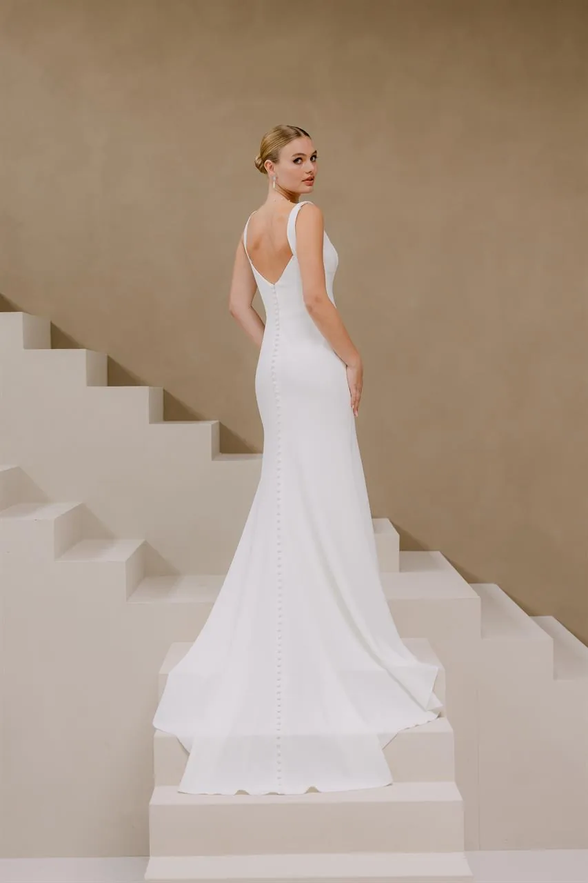 Robe de mariée Florencia, Marylise, silhouette fourreau