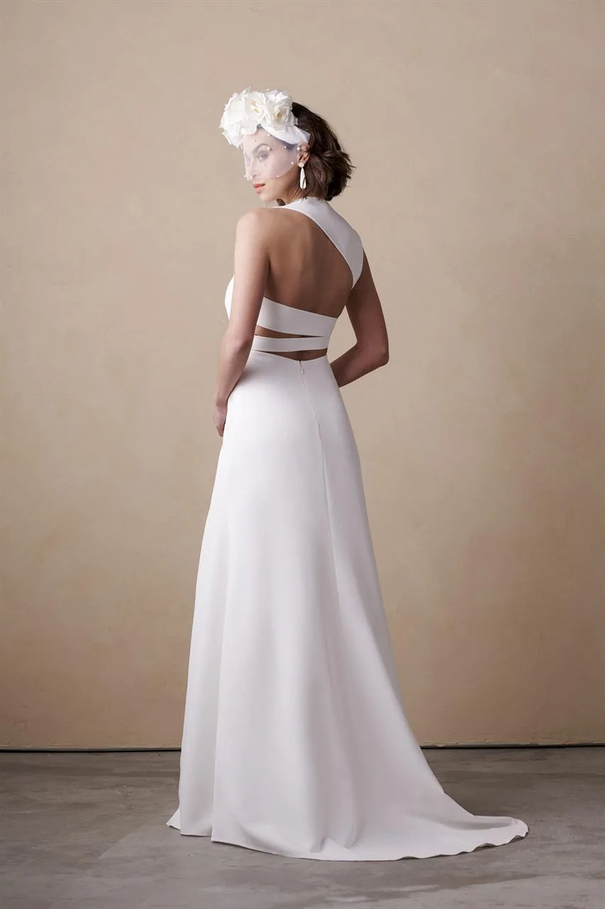 Robe de mariée Pissouri, Marylise, silhouette fluide