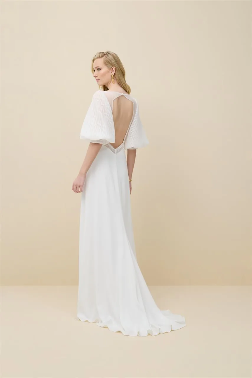 Robe de mariée Poderosa, Rembo Atelier, silhouette fluide