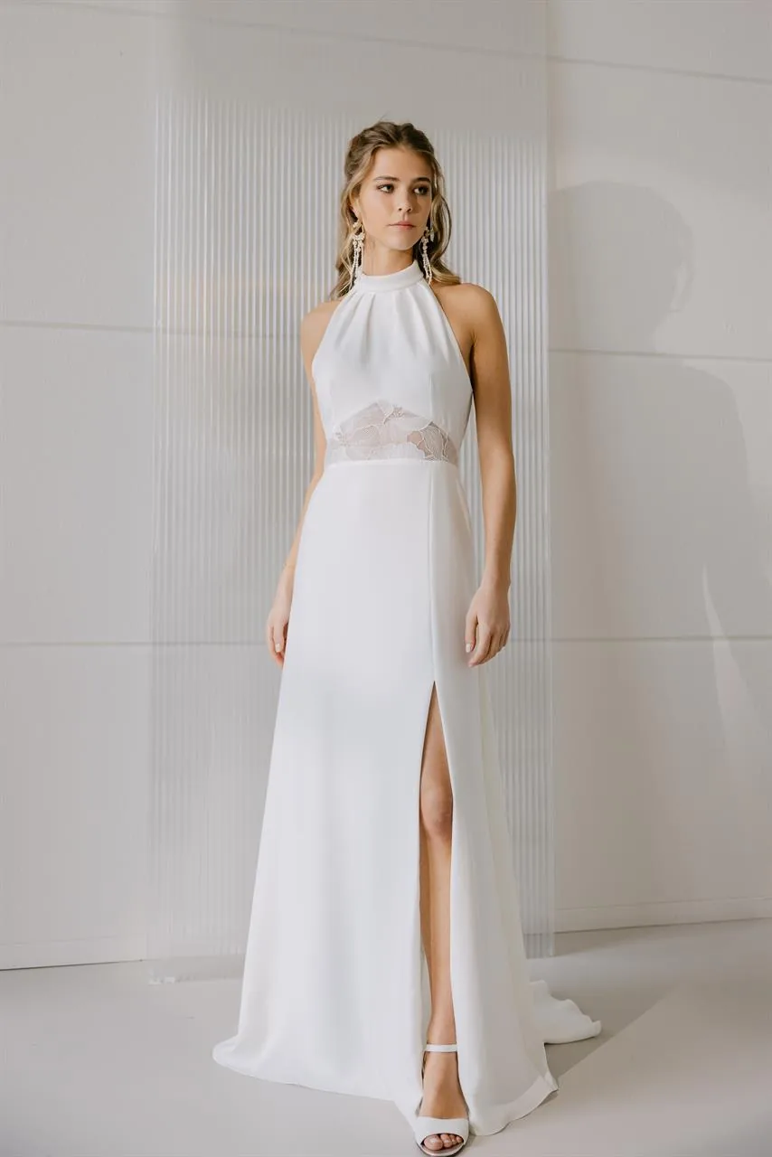 Robe de mariée Rumba, Rembo Atelier, silhouette droite