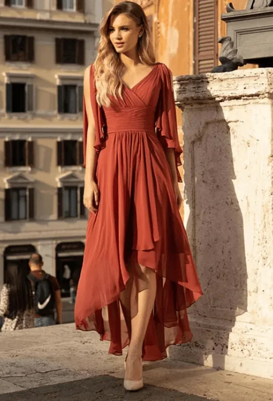 Robe de cérémonie Fluide, courte ou longue, L'Écrin Blanc